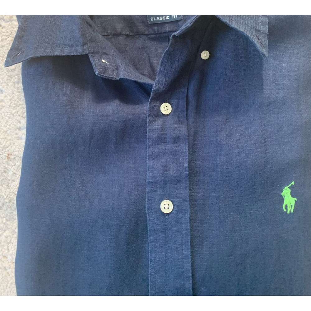 Men’s Polo Linen Shirt!